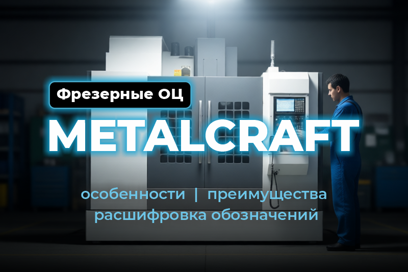 Фрезерные обрабатывающие центры с ЧПУ VMC MetalCraft: особенности, преимущества и расшифровка обозначений