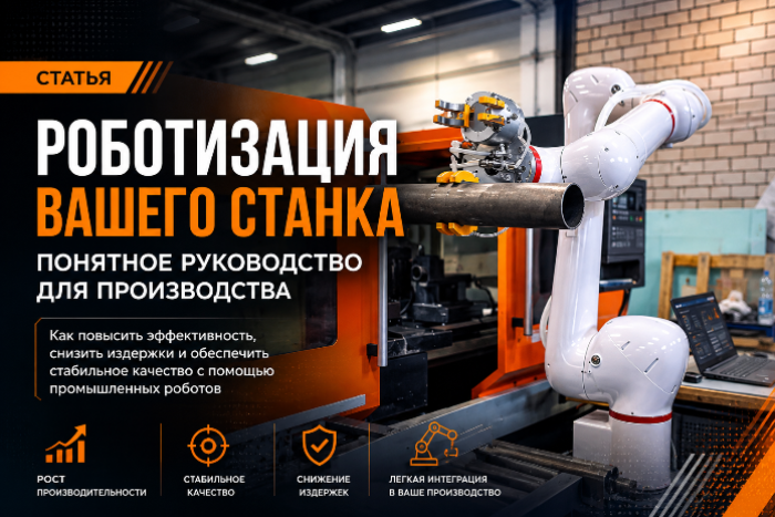 Роботизация вашего станка: понятное руководство для производства Роботизация вашего станка: понятное руководство для производства